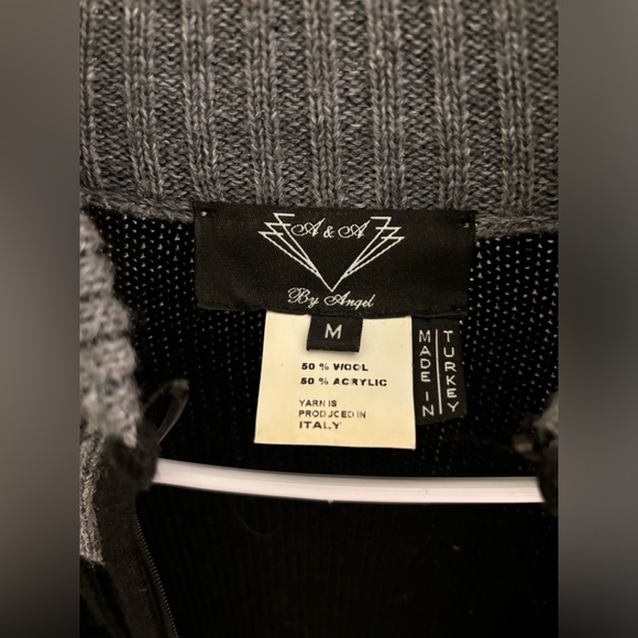 A and A by Angel wool/acrylic sweater EUC - Picture 3 of 7